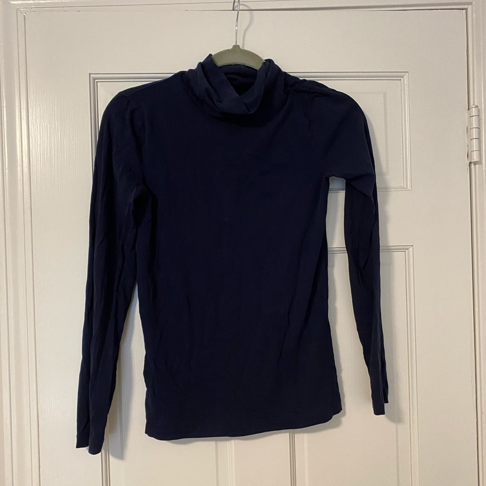 J. Crew navy blue turtleneck